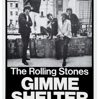 The Rolling Stones Gimme Shelter Plaza Theatre NY USA Movie Poster 1970  13x19 