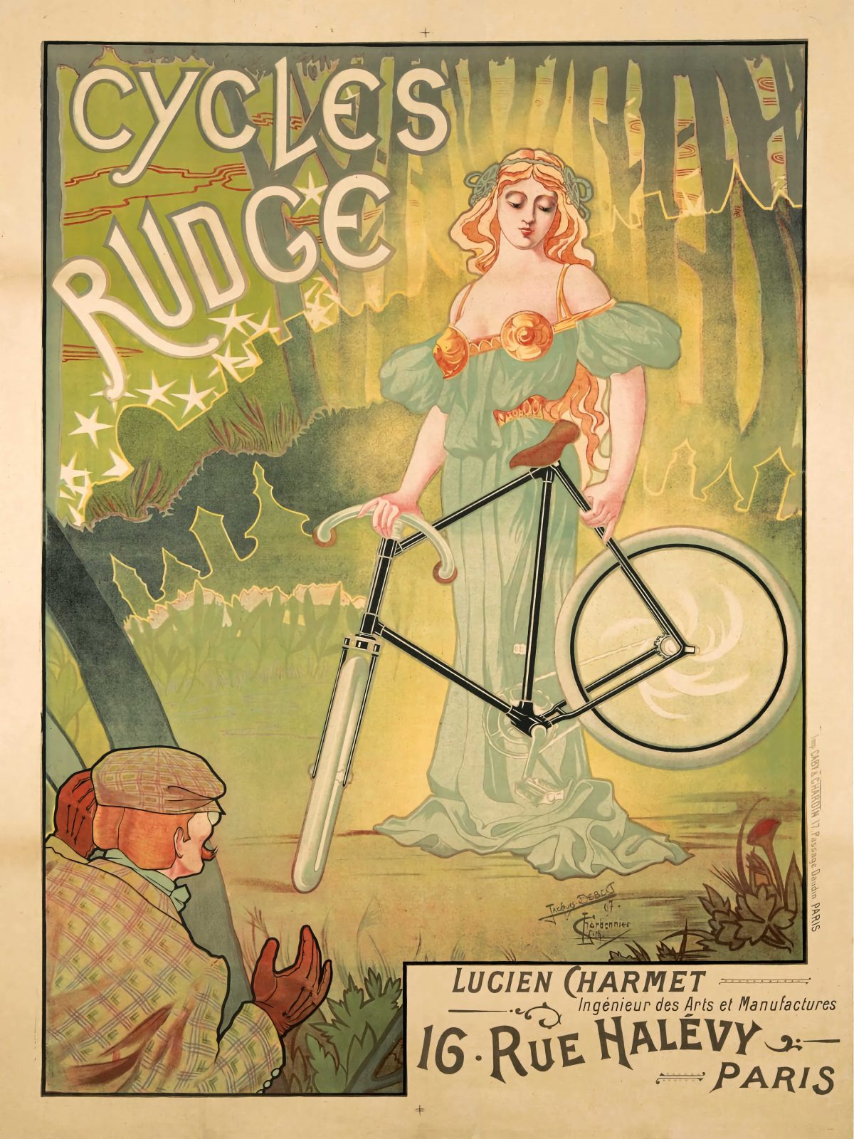 Jacques Debut, Cycles Rudge, 1897 - Flashbak