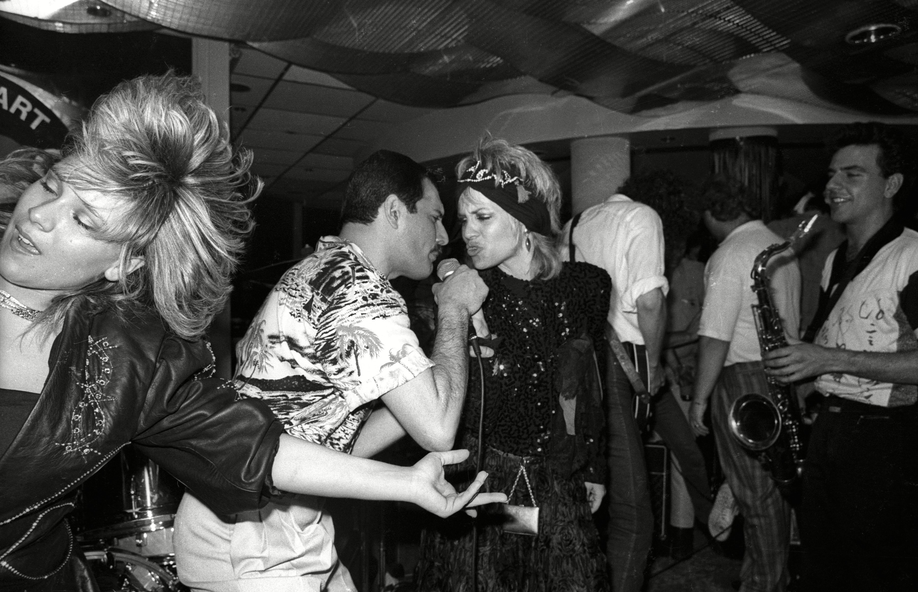 Queen Hold A Private Concert and Party and Were Billed As 'Dicky Heart and the Pacemakers' at the Kensington Roof Gardens - 11 Jul 1986
