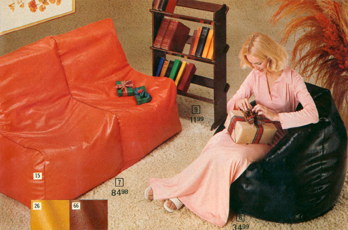 The Bean Bag Chair Comfy Sacks of the Seventies Flashbak