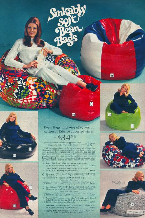 retro bean bag