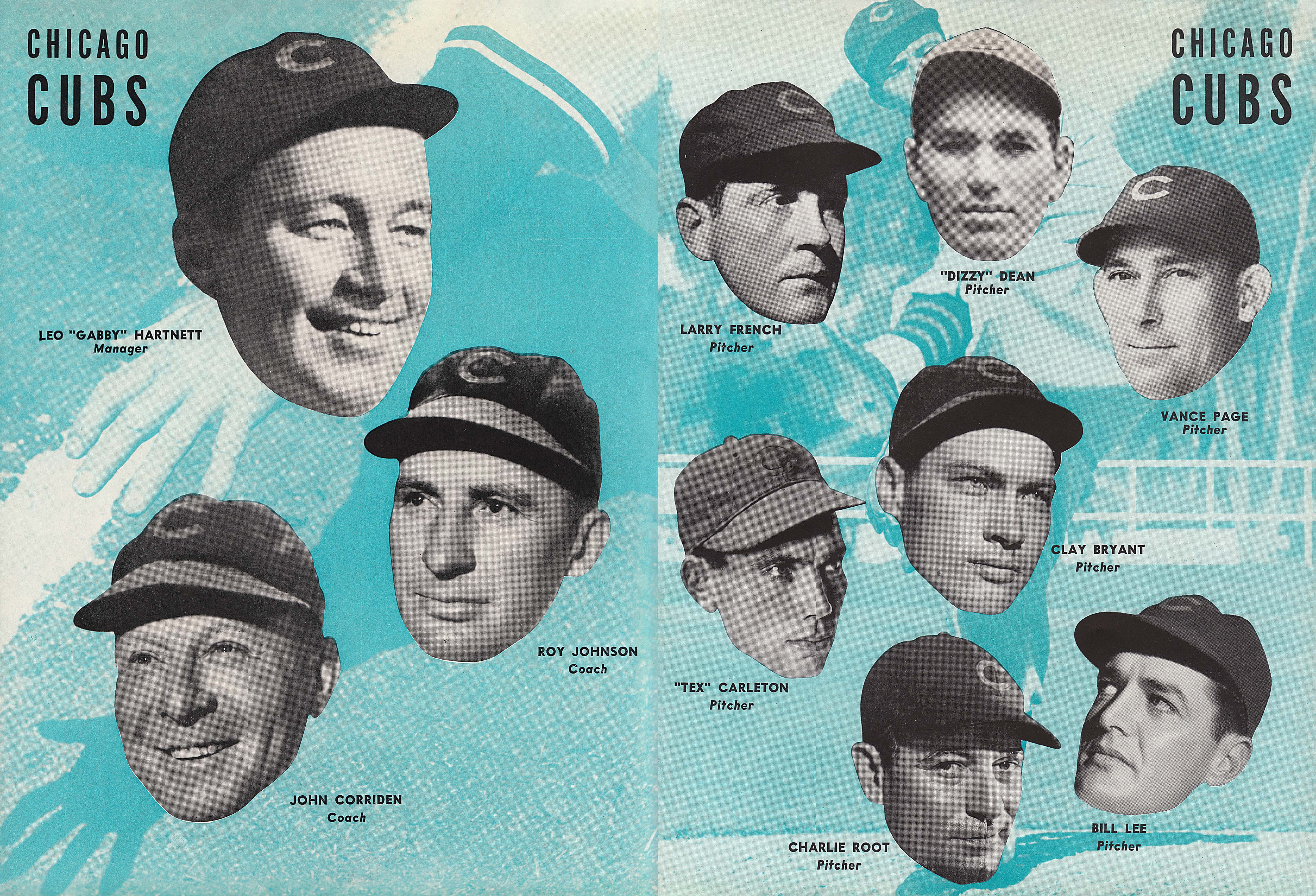 Chicago Cubs New York Yankees October 5, 1938 Otis Dorothy Shepherd