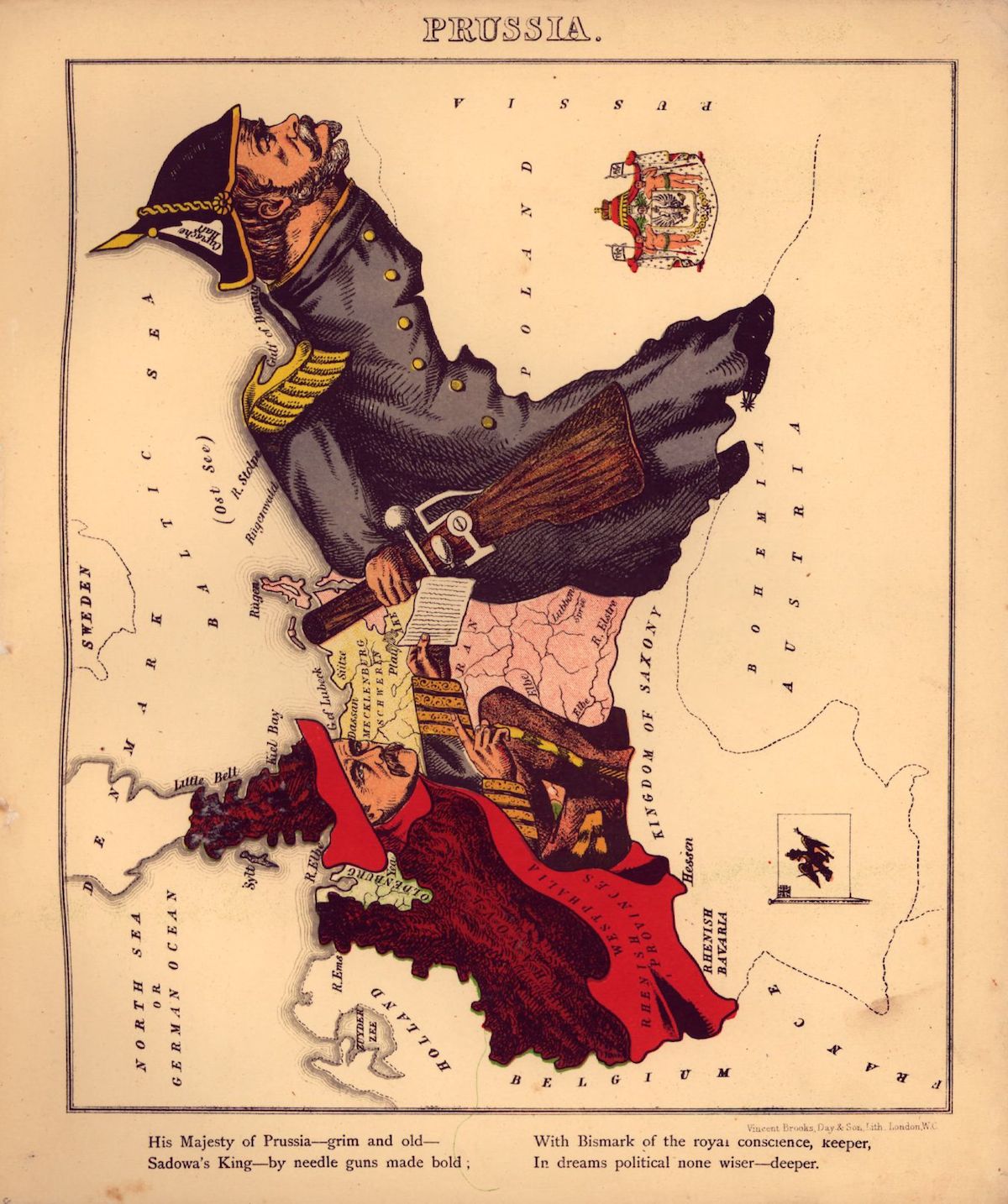 mapsGeographical fun : being humourous outlines of various countries, with an introduction and descriptive lines1860s