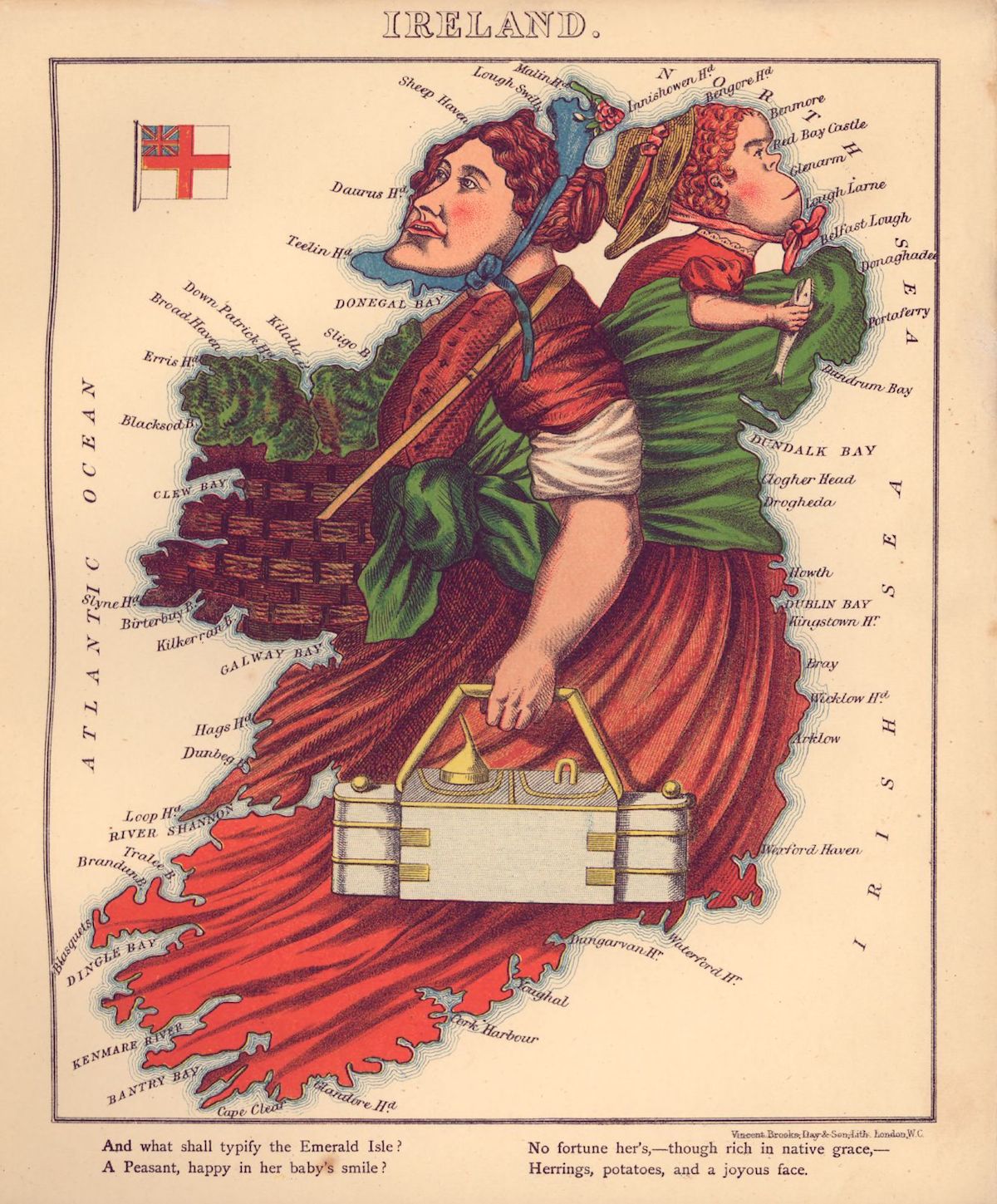 mapsGeographical fun : being humourous outlines of various countries, with an introduction and descriptive lines1860s