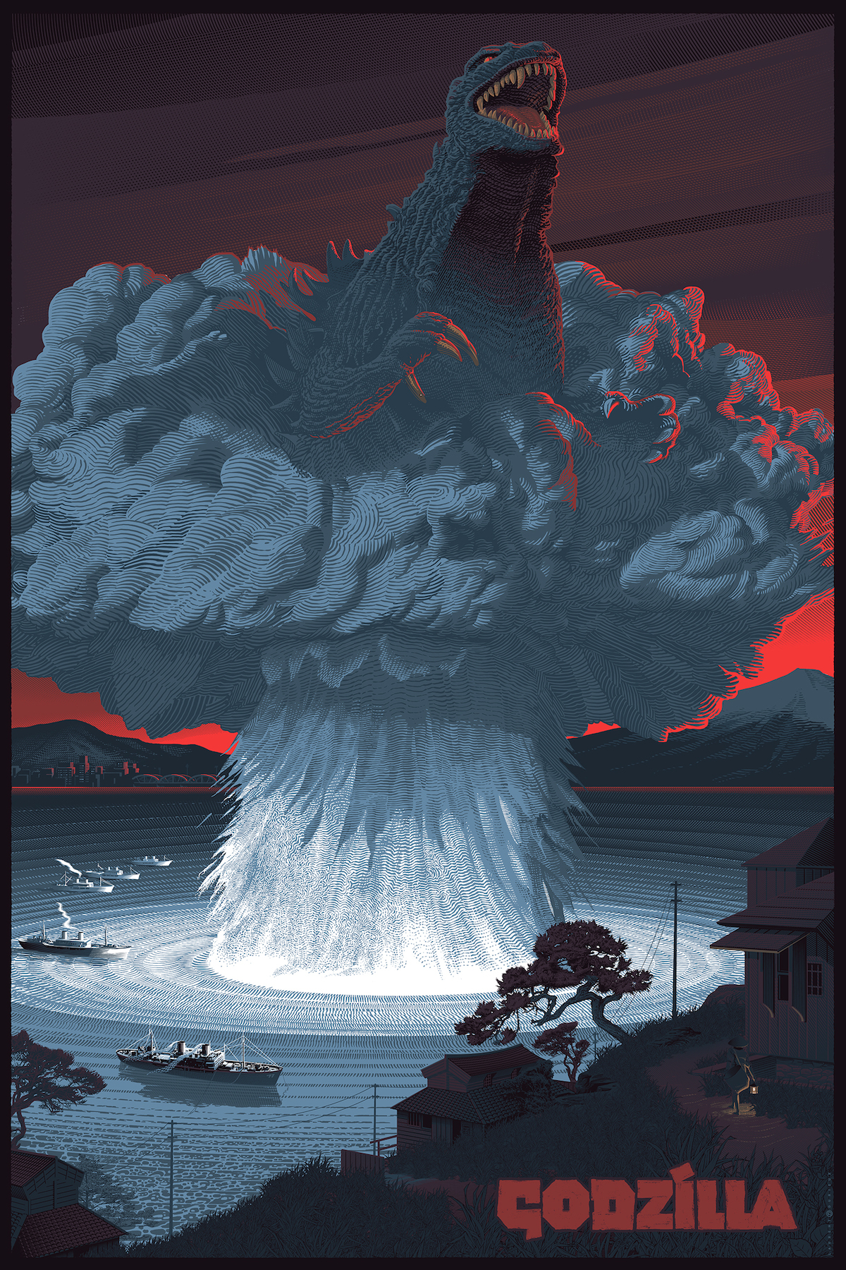 Godzilla Retro-Futuristic World of Laurent Durieux