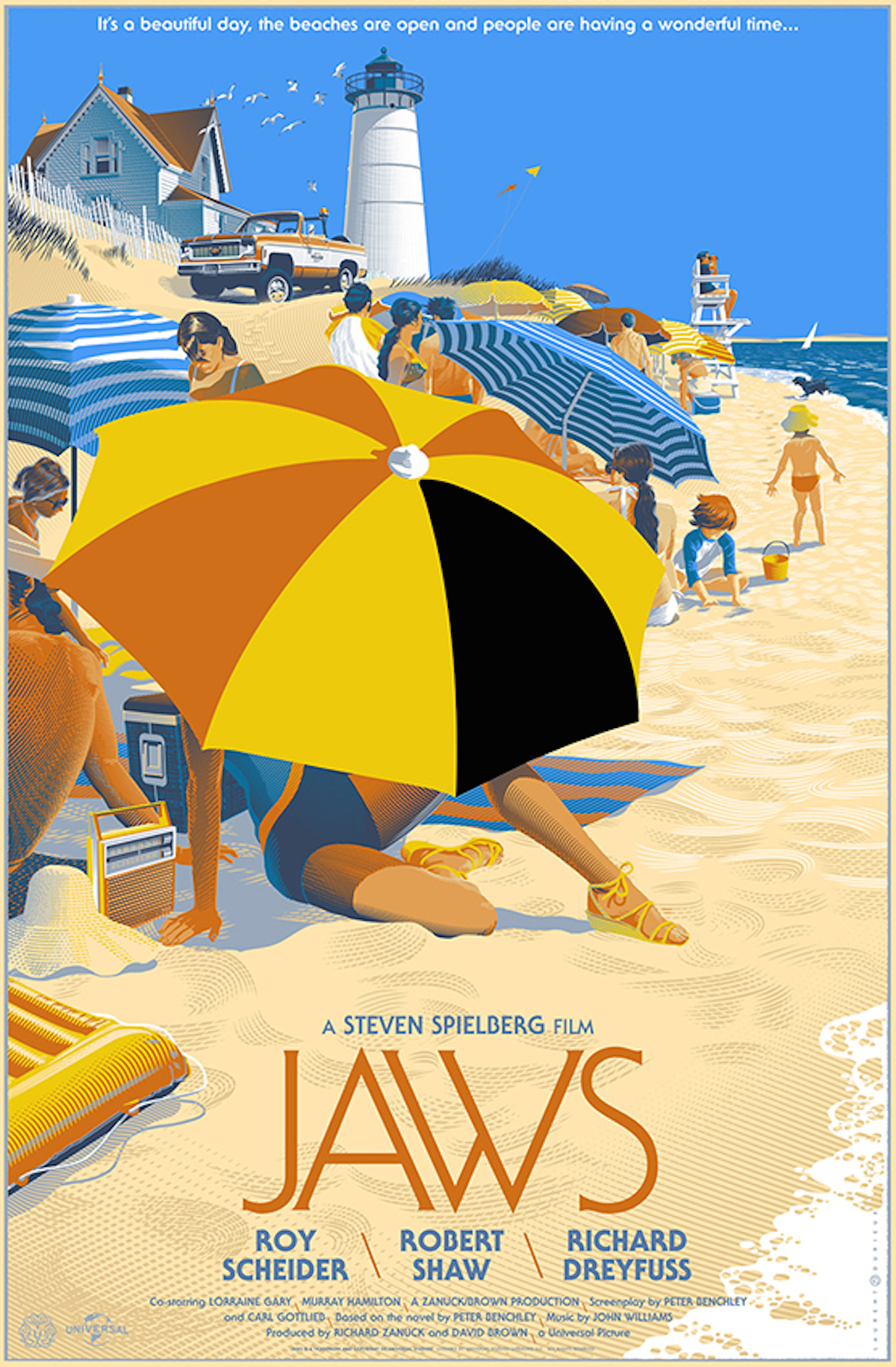 Retro-Futuristic World of Laurent Durieux Jaws