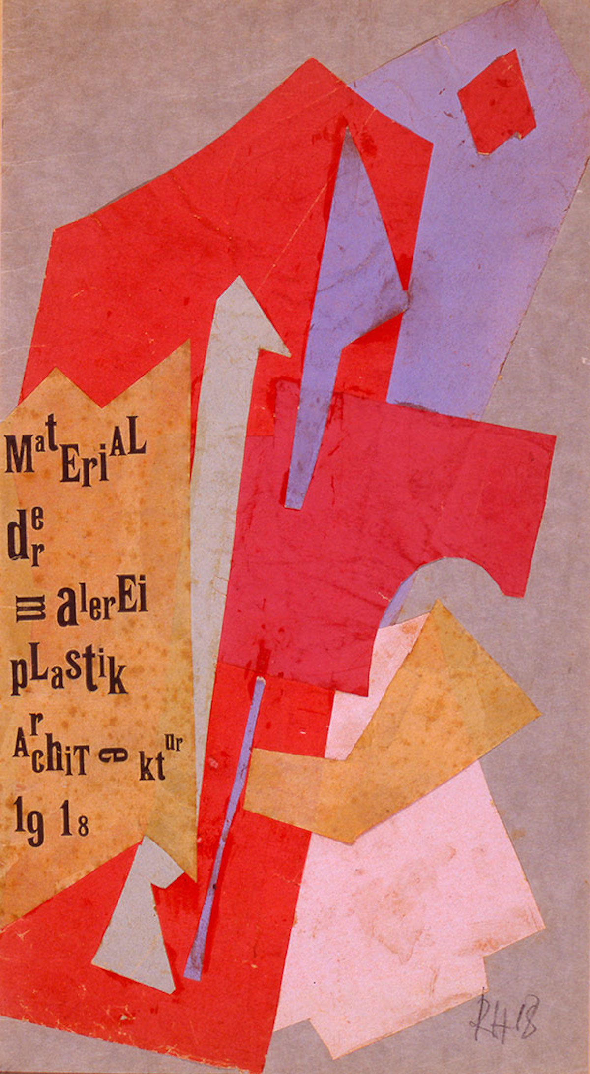 Material der Malerei 1918 Raoul Hausmann