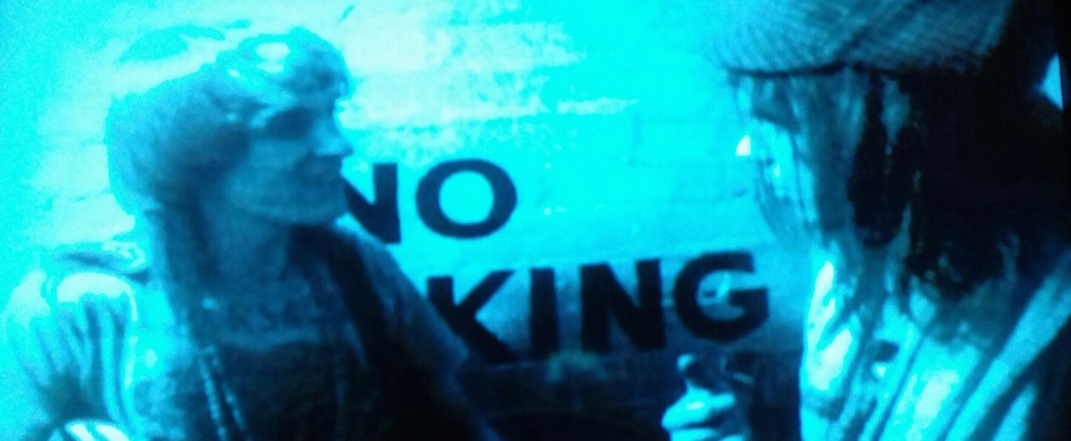 Jellett and Neil Young, backstage at Hammersmith Odeon, 1976 (Source- Jim Jarmusch, “Year Of The Horse”)