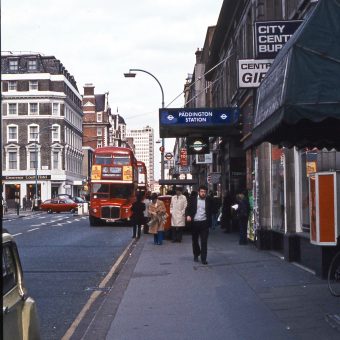 Praed Street W2, April 1976 - Flashbak