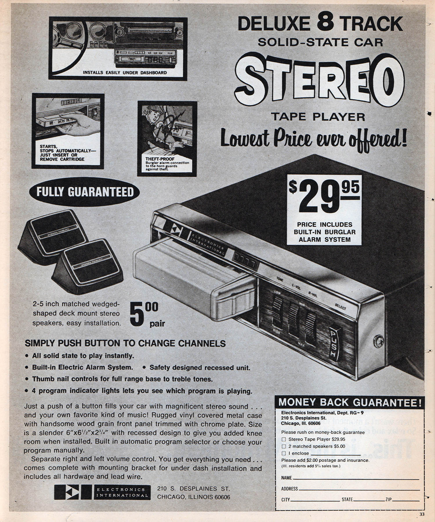 Selling The Dashboard Disco Car Stereo Ads From The 1970s Flashbak