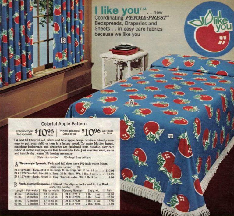 That 70s Bedding Groovy Pillows And Sheets From A Catalog Flashbak