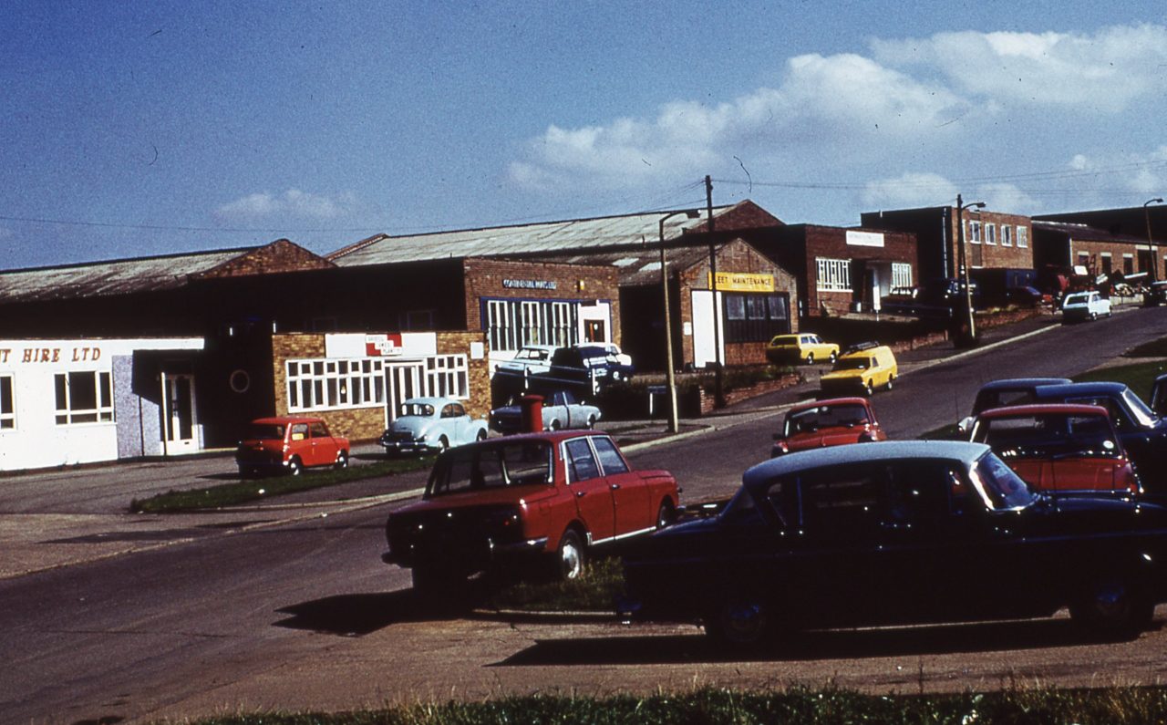 Coleford Road, Tinsley Park, Sheffield, October 1974.