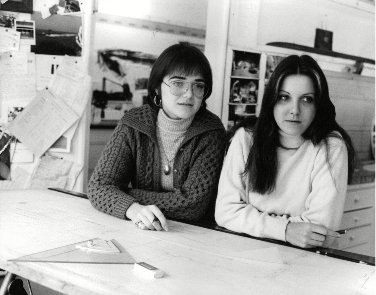 Katharina Kubrick (l) And Tina Broccoli (film Producer) (r) Daughters Of Film Director Stanley Kubrick And Film Producer Cubby Broccoli. Box 698 813071665 A.jpg. 3 Dec 1976