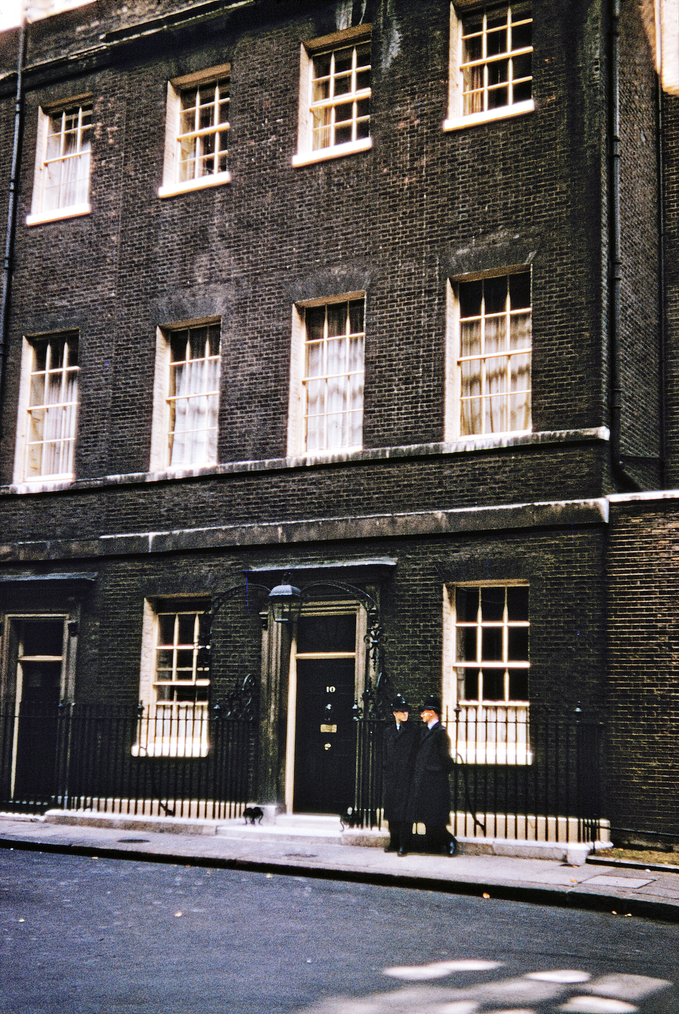 Number 10, Downing Street, London, England, 1956 - Flashbak