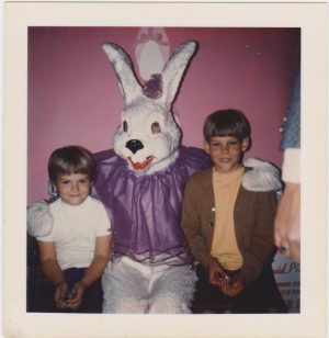 16 Vintage Snapshots Of Funny And Creepy Easter Bunnies - Flashbak