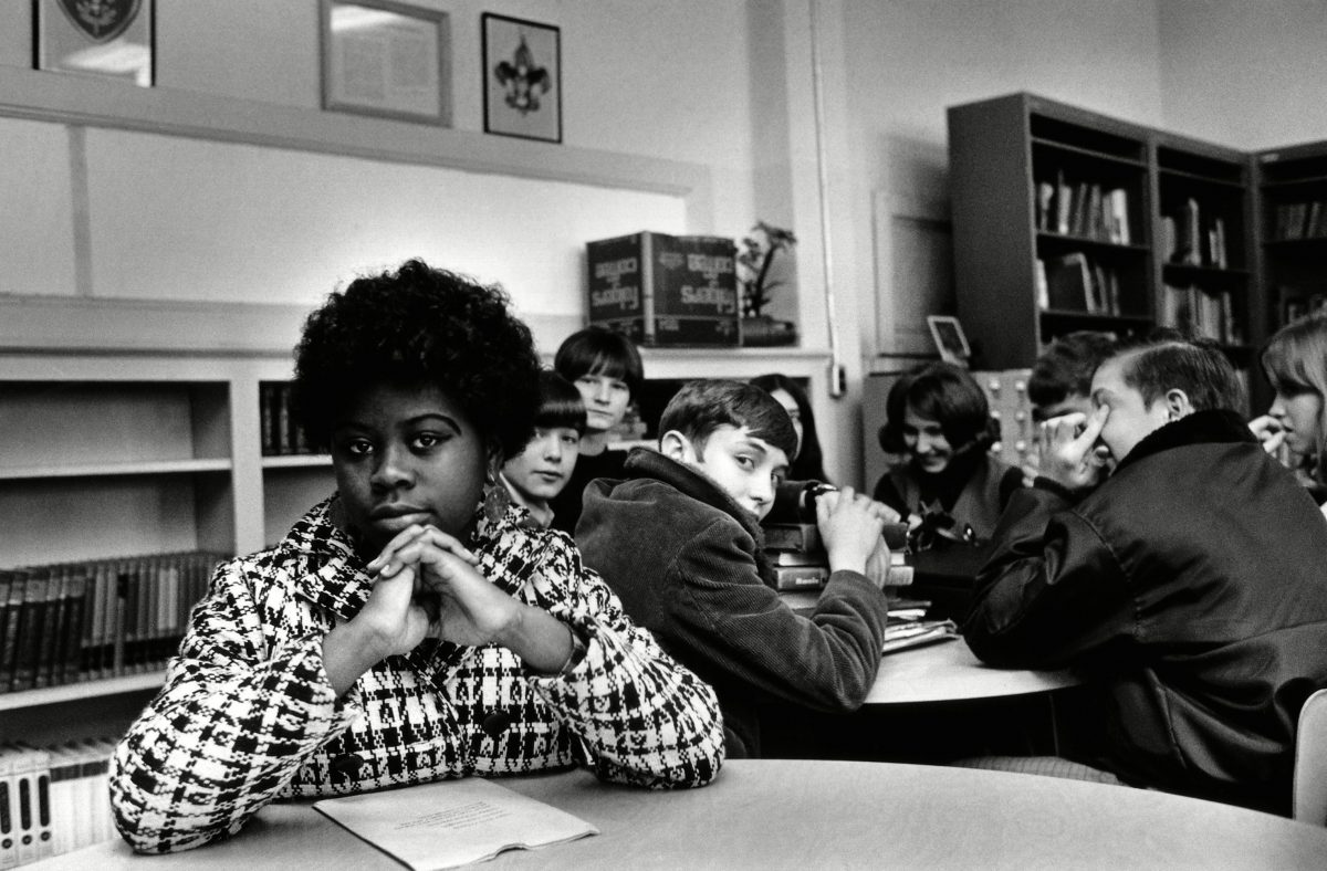 Linda Brown Smith. Smith was a third grader when her father started a class-action suit in 1951 of the Brown v. Board of Education of Topeka, Kansas, which led to the U.S. Supreme Court's 1954 landmark decision against school segregation. Saturday marks the 60th anniversary of the landmark Brown v. Board of Education decision. Many inequities in education still exist for black students and for Hispanics, a population that has grown exponentially since the 1954 ruling School Segregation 5 Things