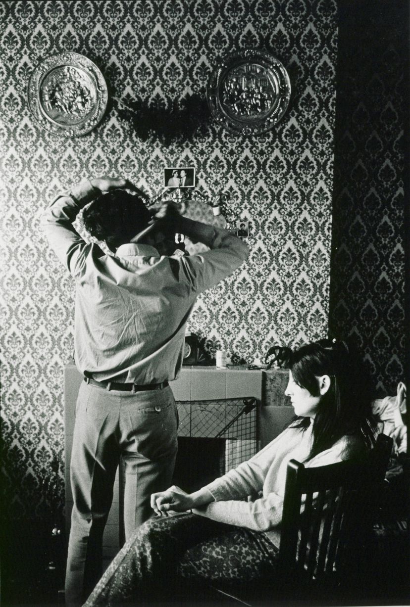 Birmingham Kathleen and Salim at home (c.1968)