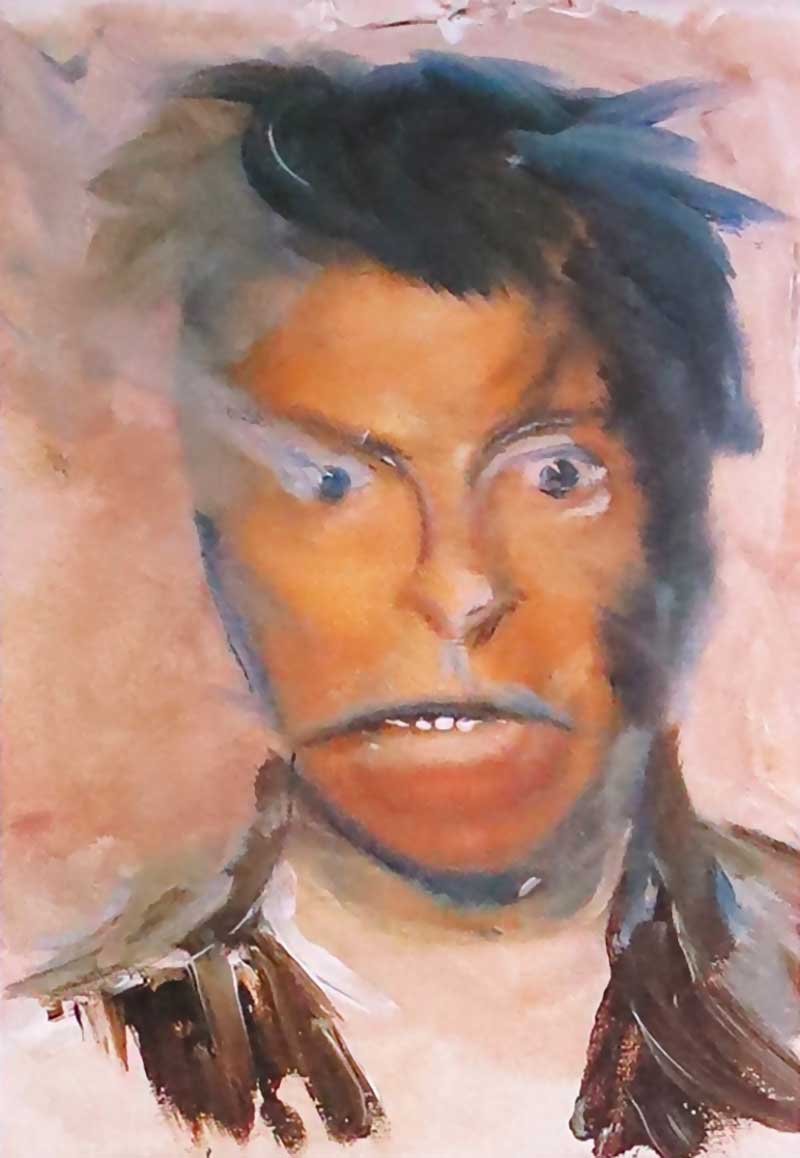 David-Bowie-paintings-selfportrait