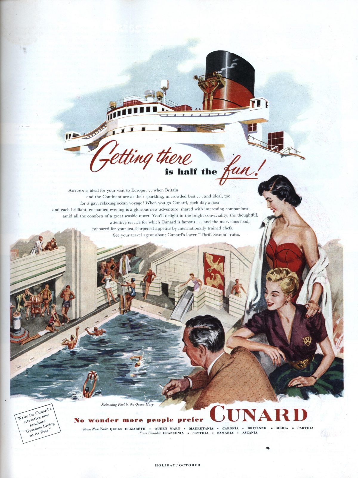 Cunard Getting there is half the fun!