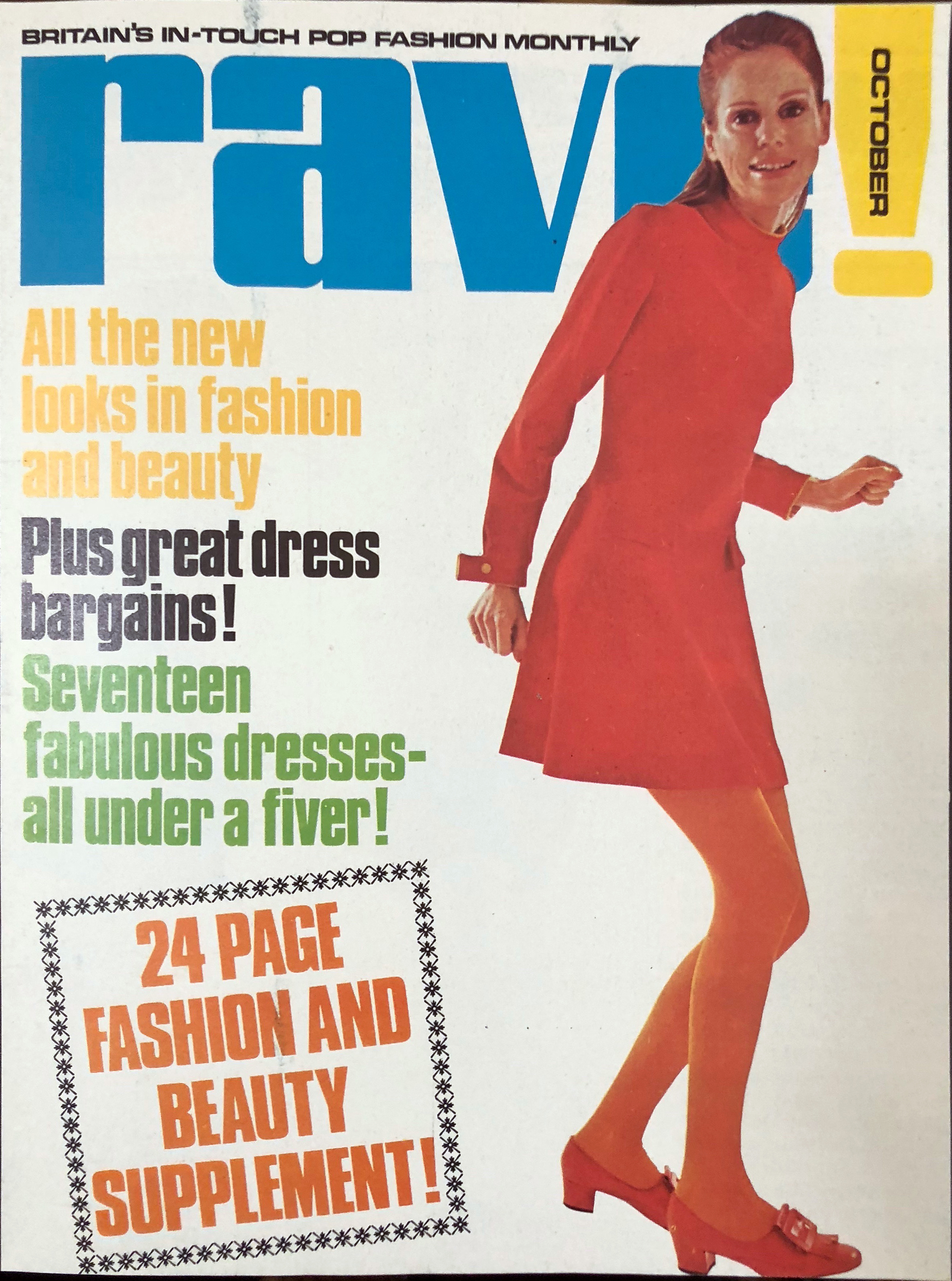 han mindre højen Ads and Shoots from the Rave Magazine Fashion Supplement, October 1967 -  Flashbak