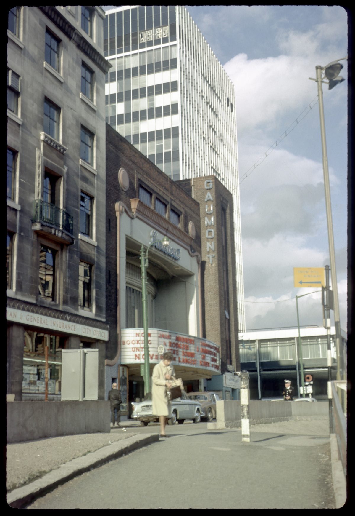 Gaumont cinema in Colmore Circus, Birmingham. 1965