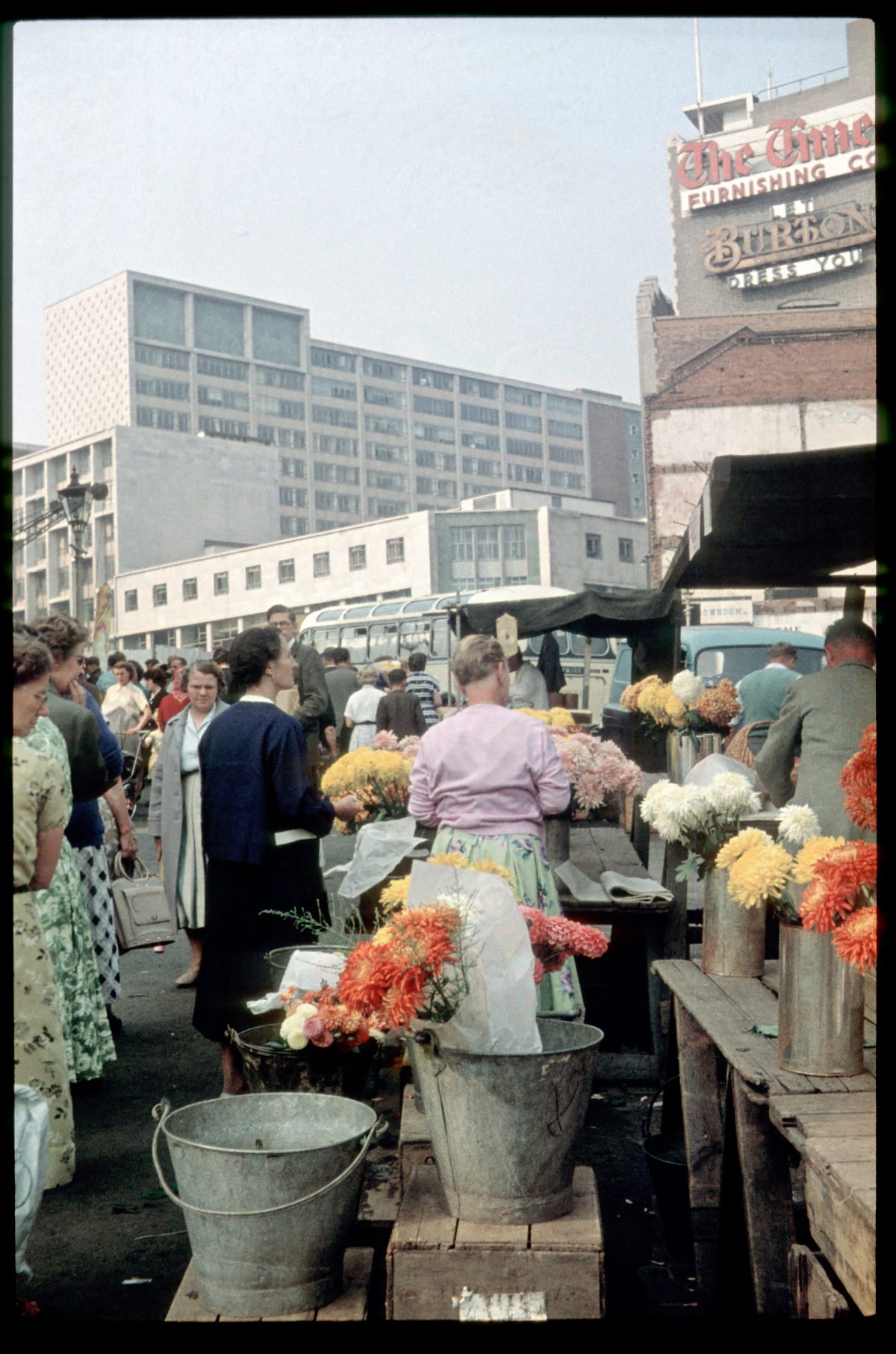 Birmingham Bull Ring Market September 1959
