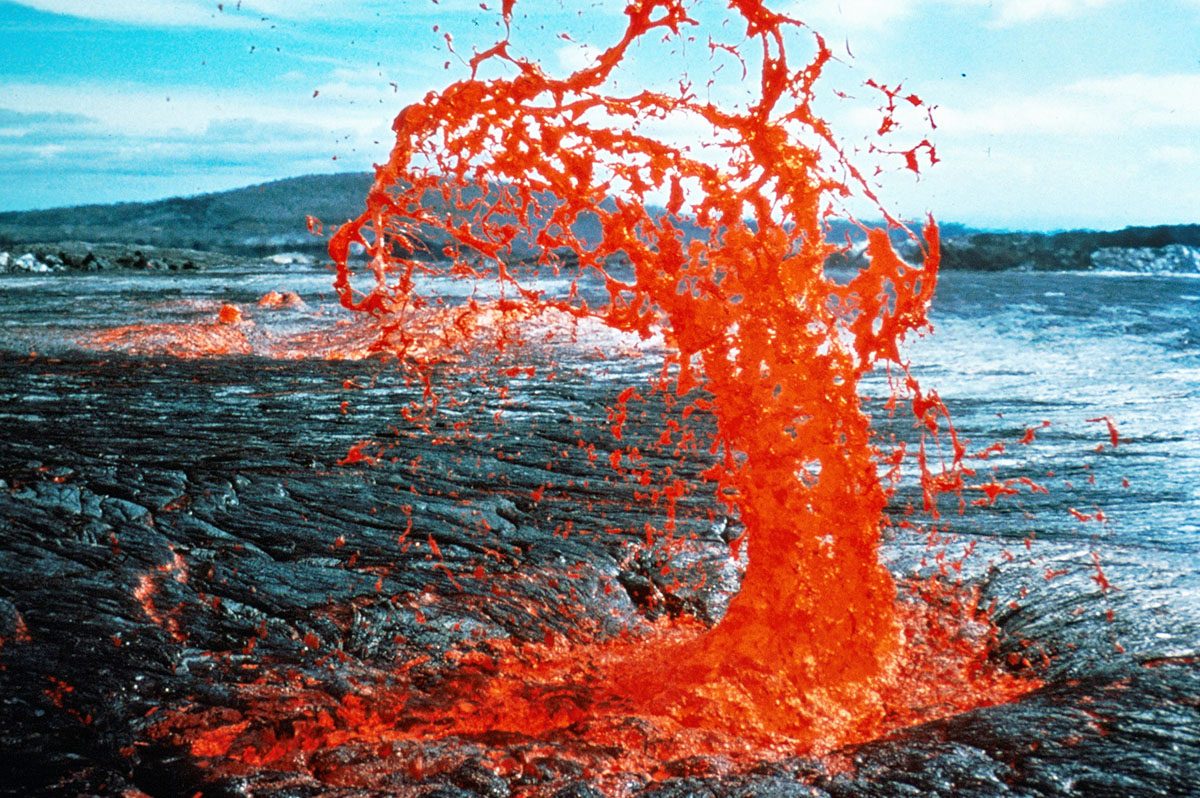 Hawaii volcano eruption1960s1970s