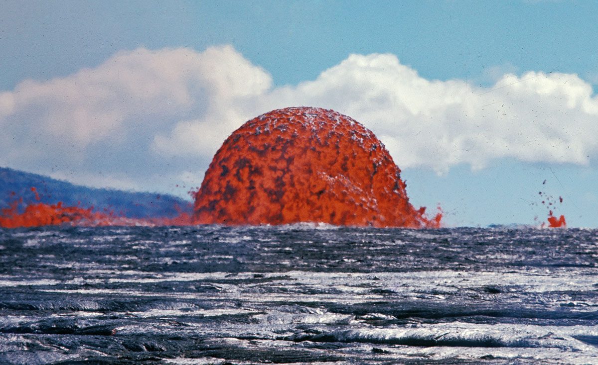 Hawaii volcano eruption1960s1970s