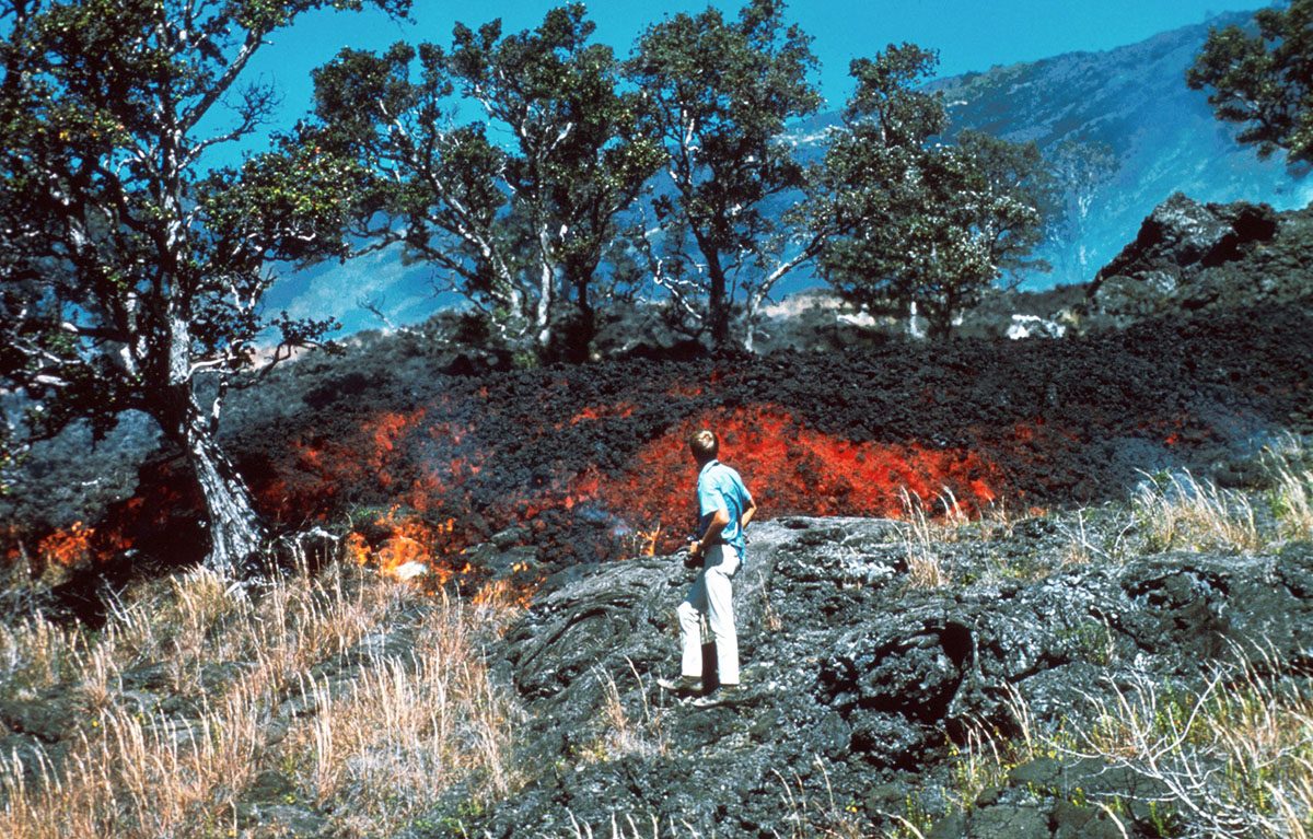 Hawaii volcano eruption1960s1970s