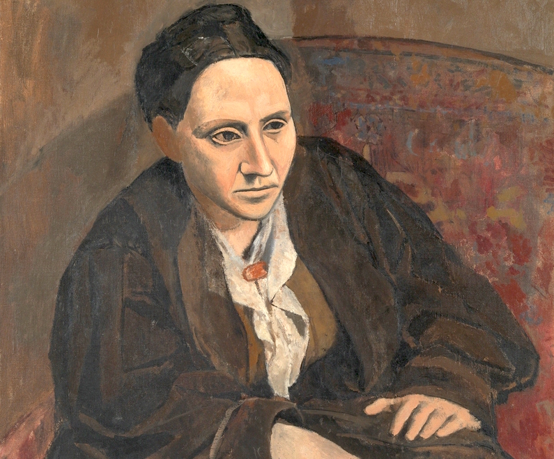 Picasso's portrait of Gertude Stein - 1908