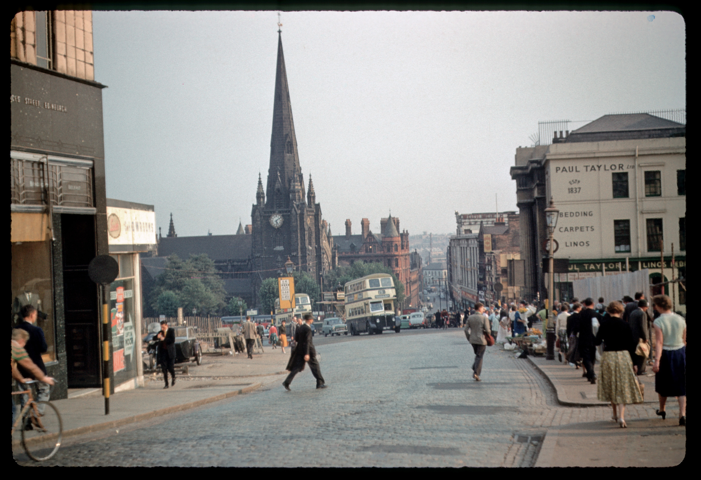 17 Colour Snapshots of Birmingham's Bull Ring Market (September 11 1959