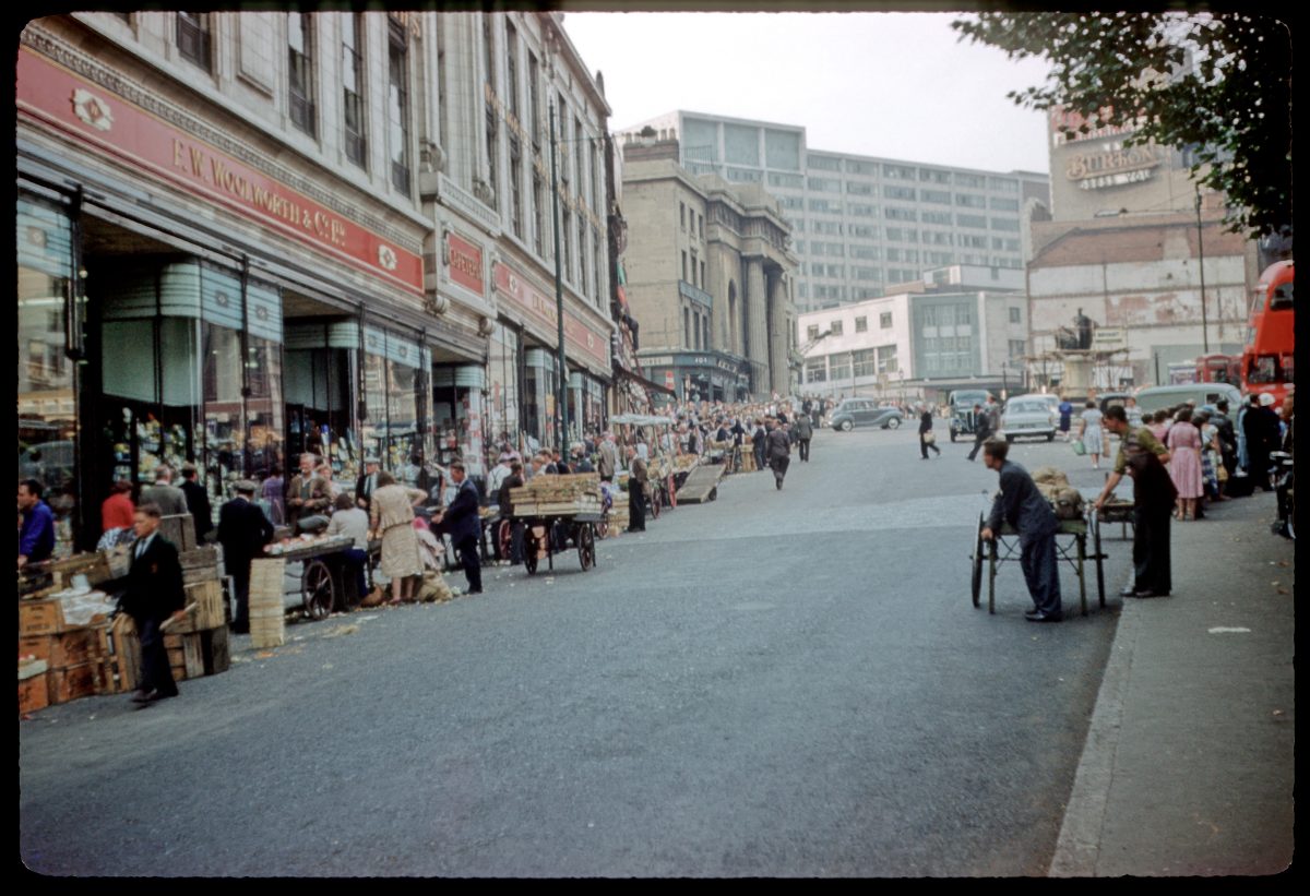 Birmingham Bull Ring Market September 1959