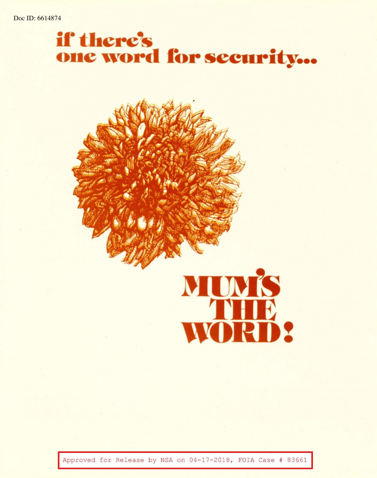 NSA posters 1950s 1960s