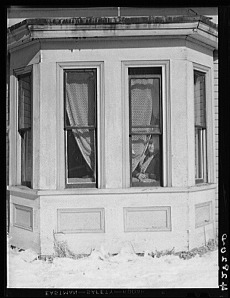 The home of Mr. and Mrs. Ovegen Arakelian, Armenian family in West Andover, Massachusetts Jan 1941