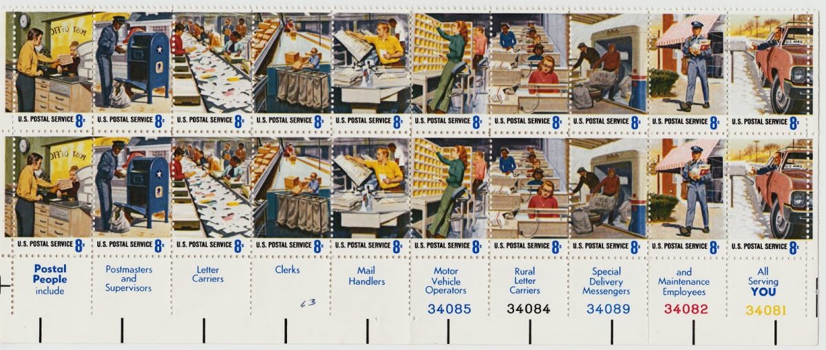 USA 1973 Postal Service Employees