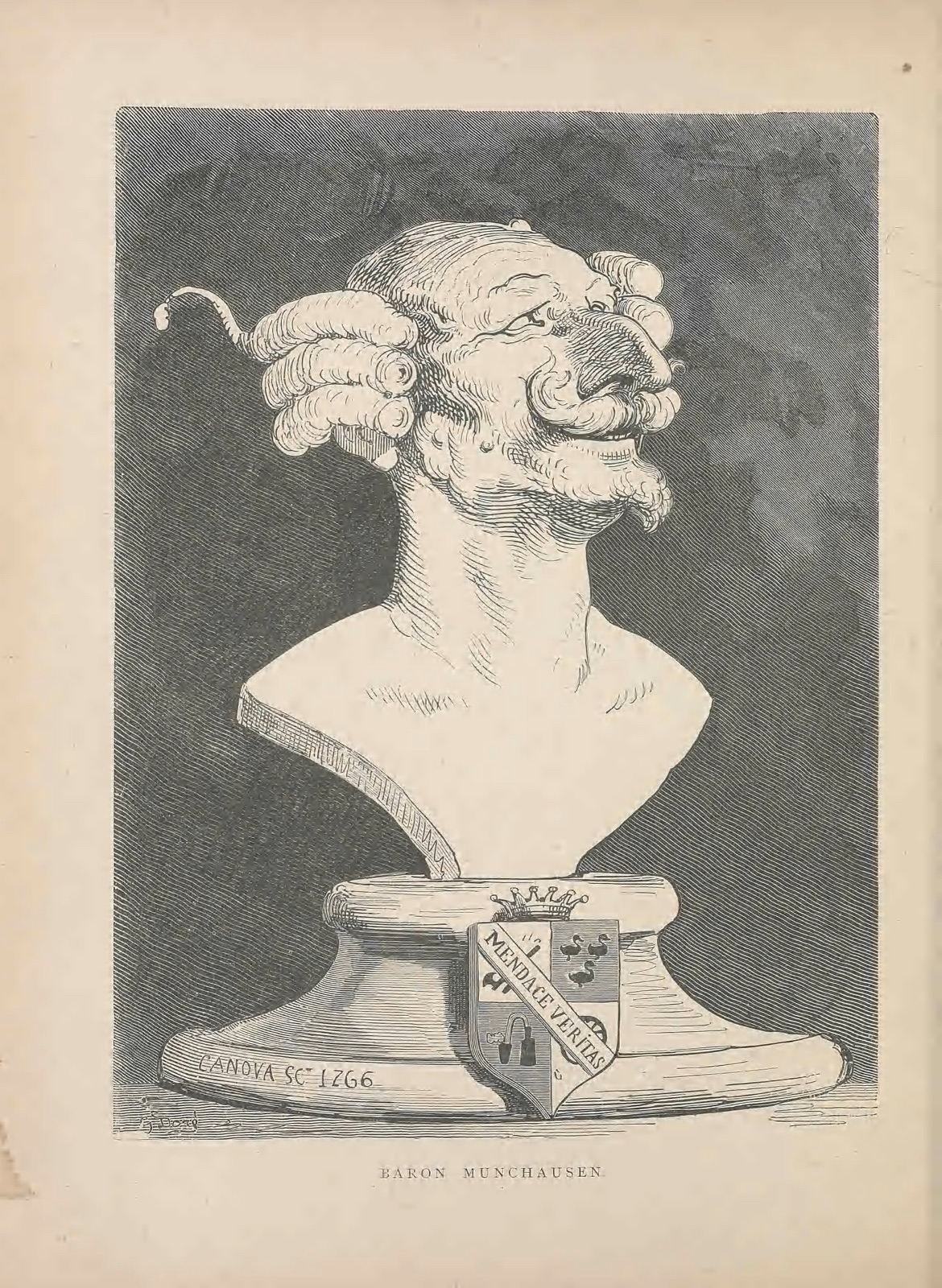 The adventures of Baron Munchausen by Doré, Gustave, 1832-1883