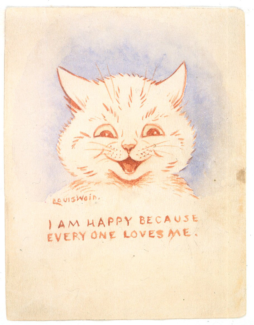 1928_Louis_Wain_IAmHappyBecauseEveryoneLovesMe