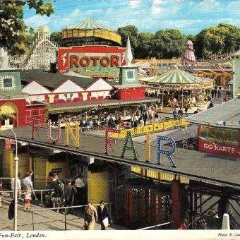 Battersea Fun Fair E. Ludwig Hinde Studios Flashbak