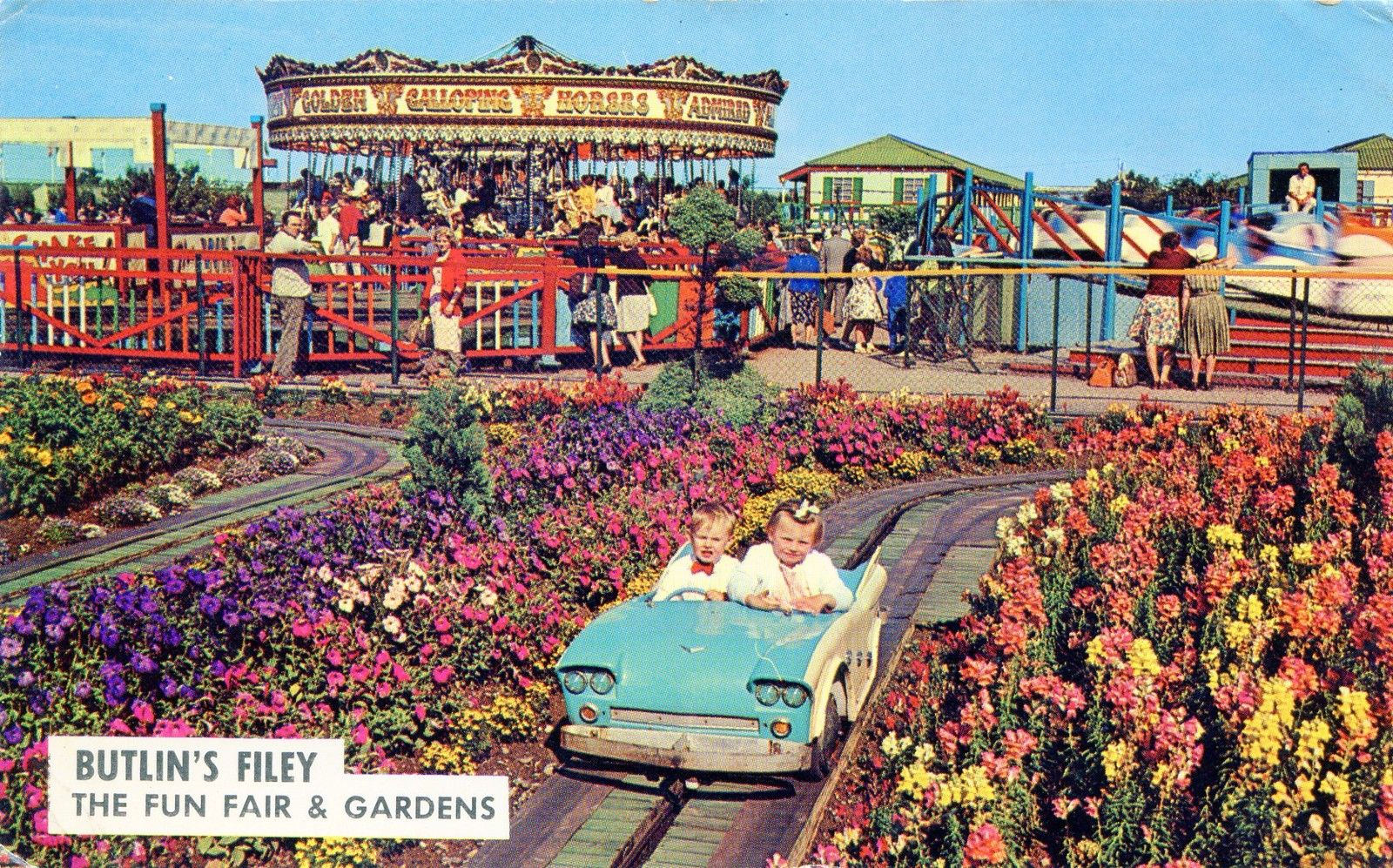 Butlins Filey - Fun Fair and Gardens - Flashbak