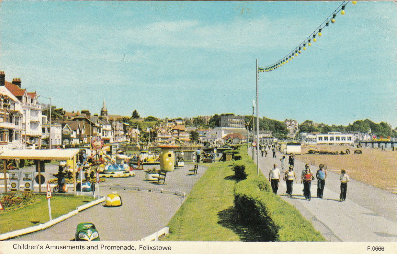 British Amusement Parks postcard