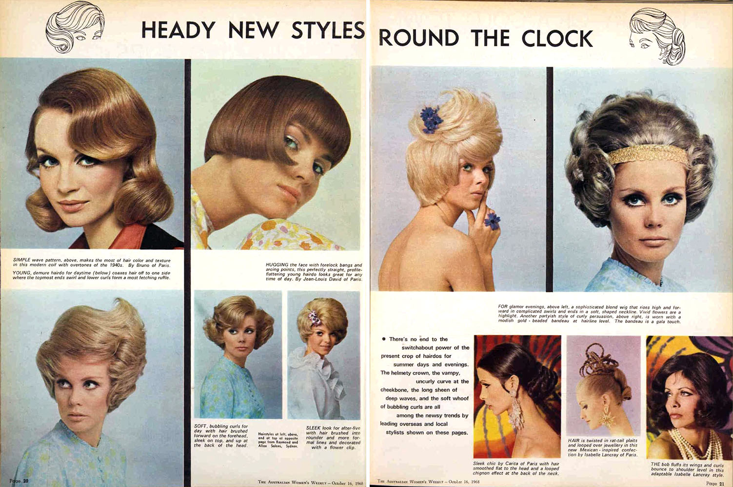 Choose Your Retro Haircut Hair Style Selections From The