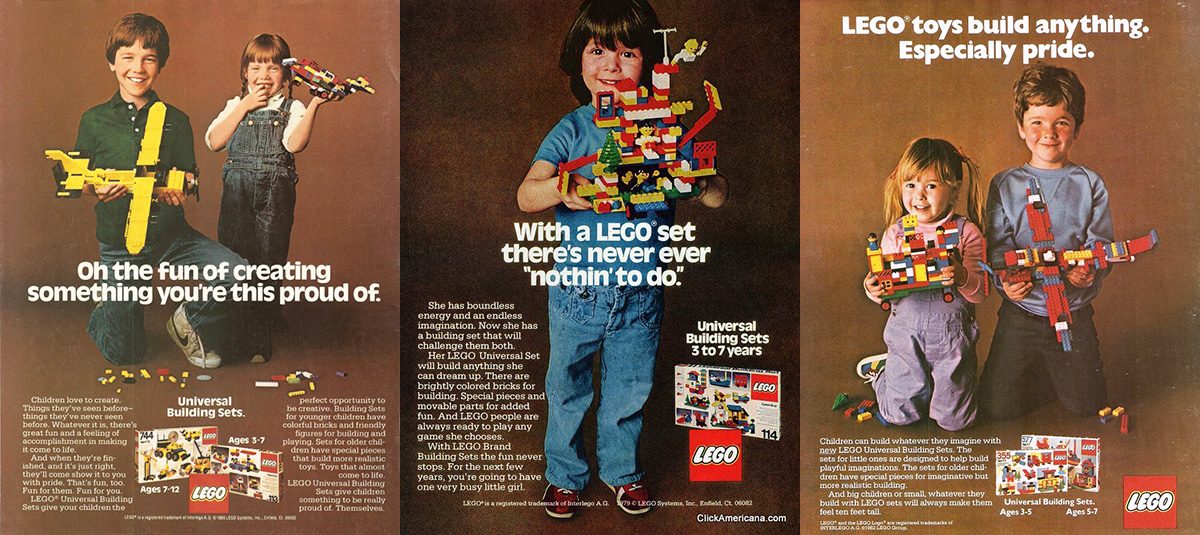 LEGO Marketing Materials From the 1960s-1980s Encouraged Boys and Girls to Together - Flashbak