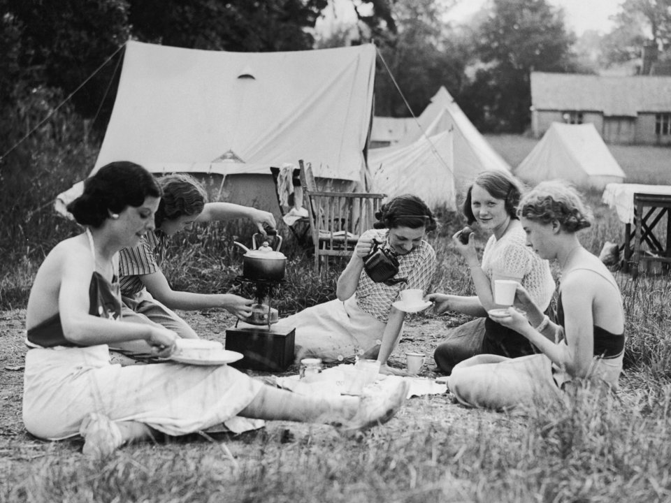 camping 1930s
