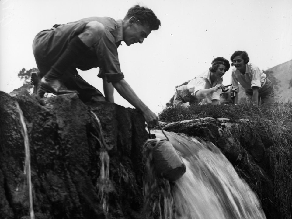 camping 1930s