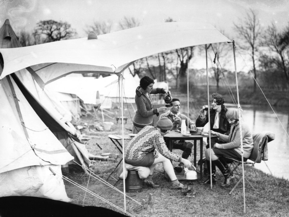 camping 1930s