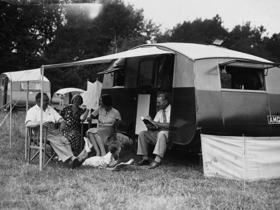 camping 1930s