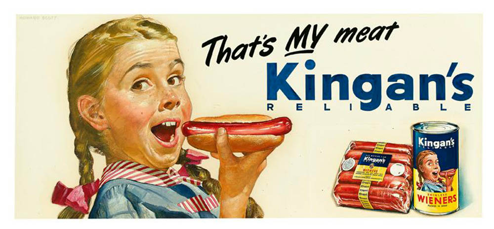 hot dog advertisements