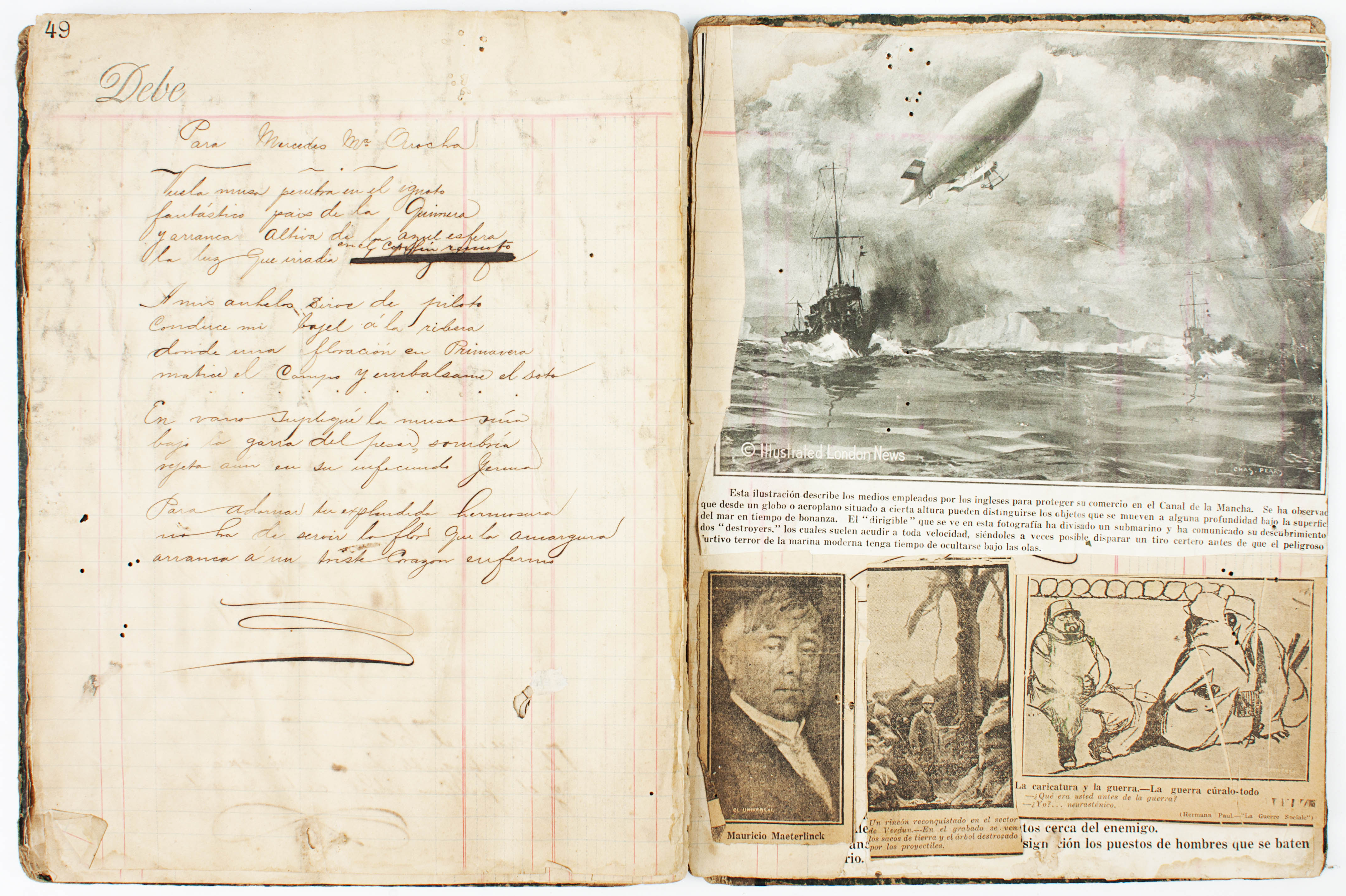 First World War scrapbook VEnezuela