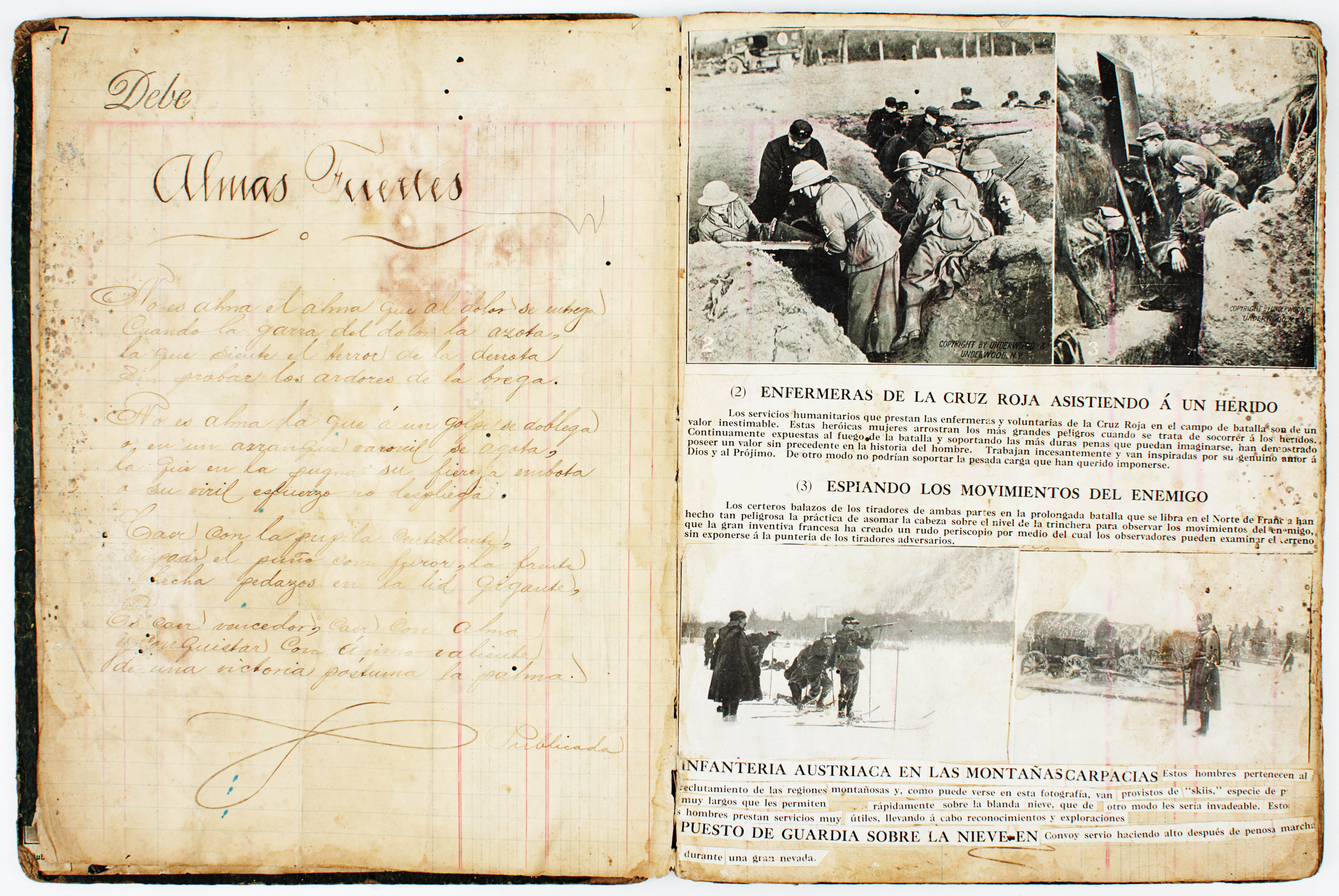 First World War scrapbook VEnezuela