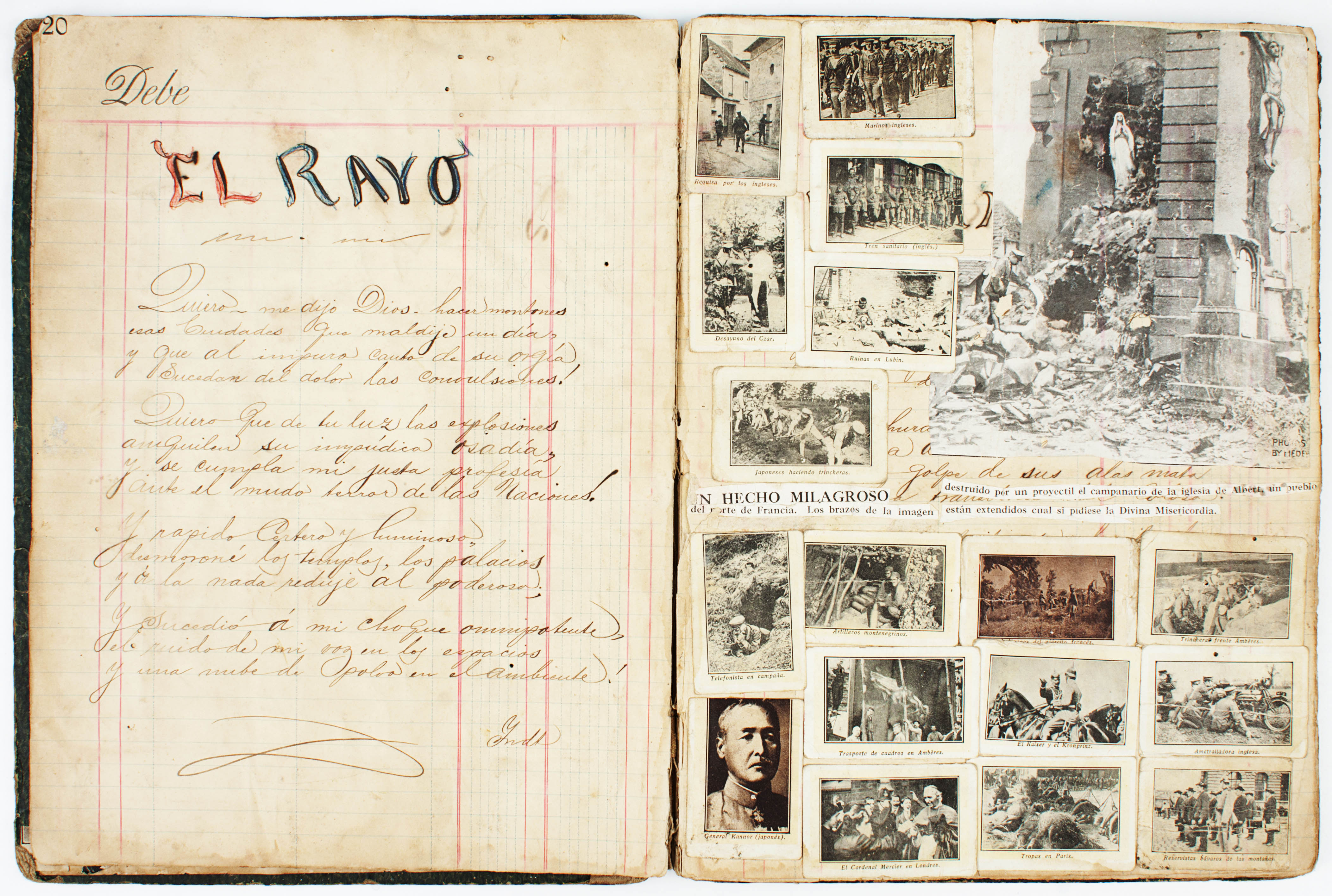 First World War scrapbook VEnezuela